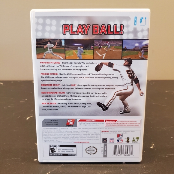 Major League Baseball 2K9 Complete with Manual for Nintendo Wii. - Picture 2 of 4